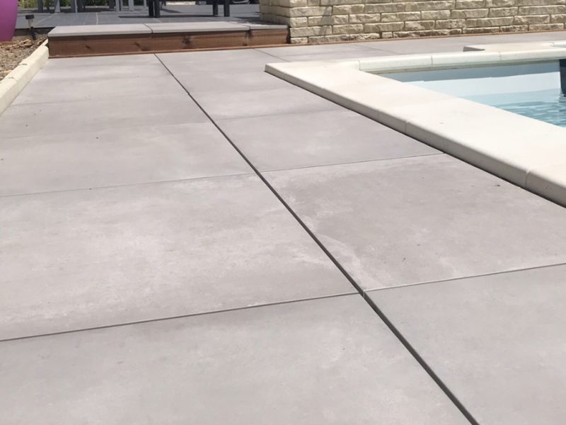 Terrasse carrelage